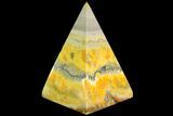 Polished Bumblebee Jasper Pyramid - Indonesia #115005-1